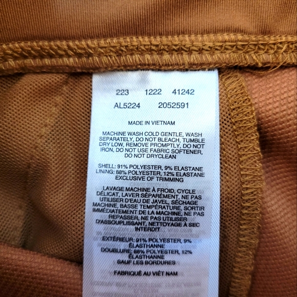 Columbia Anytime Slim Pull On Pants Women's Light Brown - Picture 15 of 15